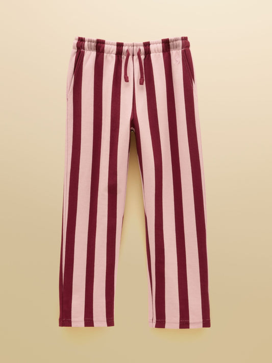 Dsiney Kidz - Joules Girls' Sloane Pink & Burgundy Pull On Trousers image 1