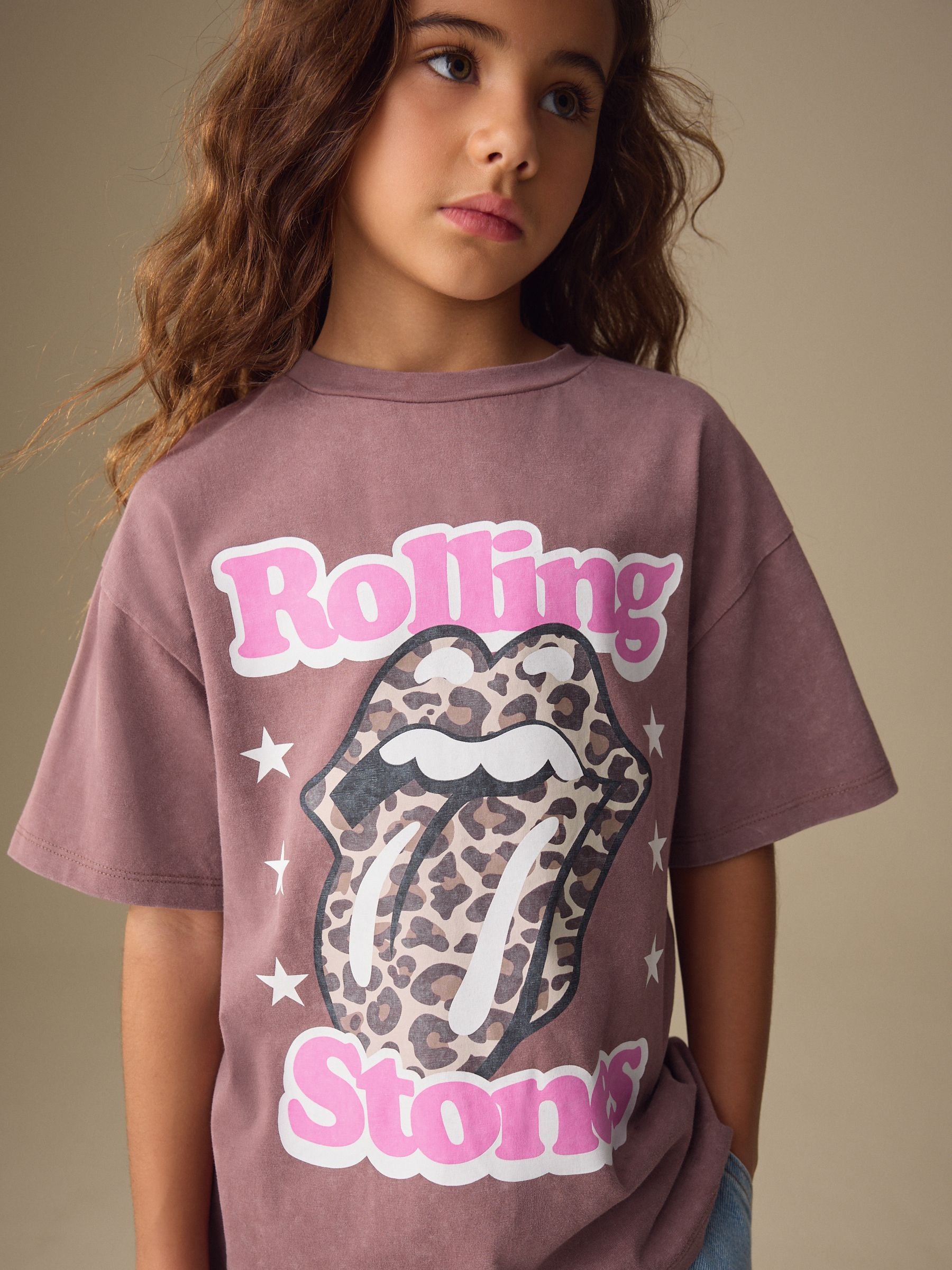Dsiney Kidz - Brown Animal The Rolling Stones Band T-Shirt (3-16yrs) image 1