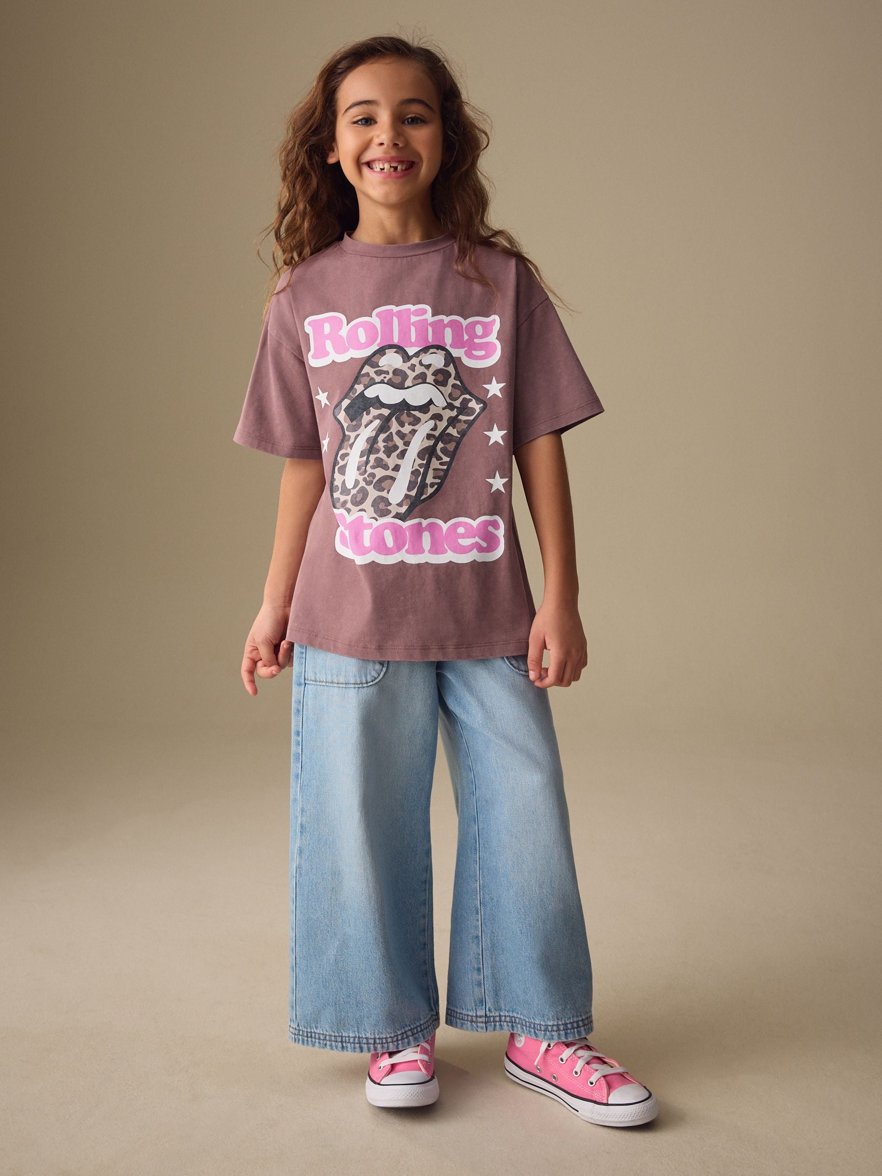 Dsiney Kidz - Brown Animal The Rolling Stones Band T-Shirt (3-16yrs) image 2