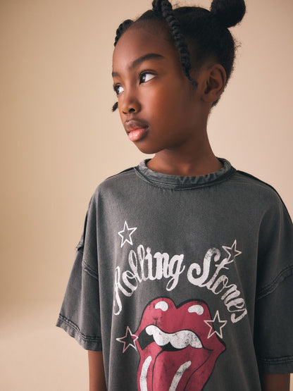 Dsiney Kidz - Charcoal The Rolling Stones Band T-Shirt (3-16yrs) image 4
