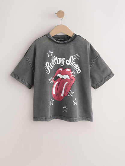 Dsiney Kidz - Charcoal The Rolling Stones Band T-Shirt (3-16yrs) image 5