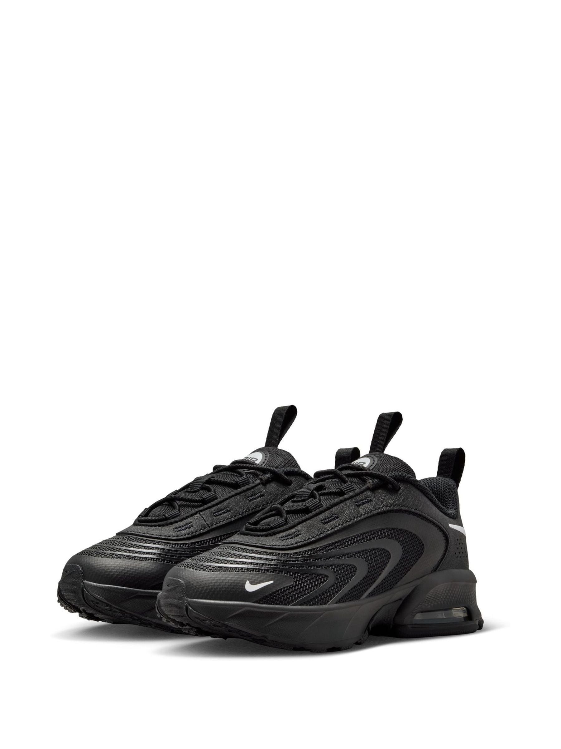 Nike Black/White Junior Air Max Fire Trainers image 3