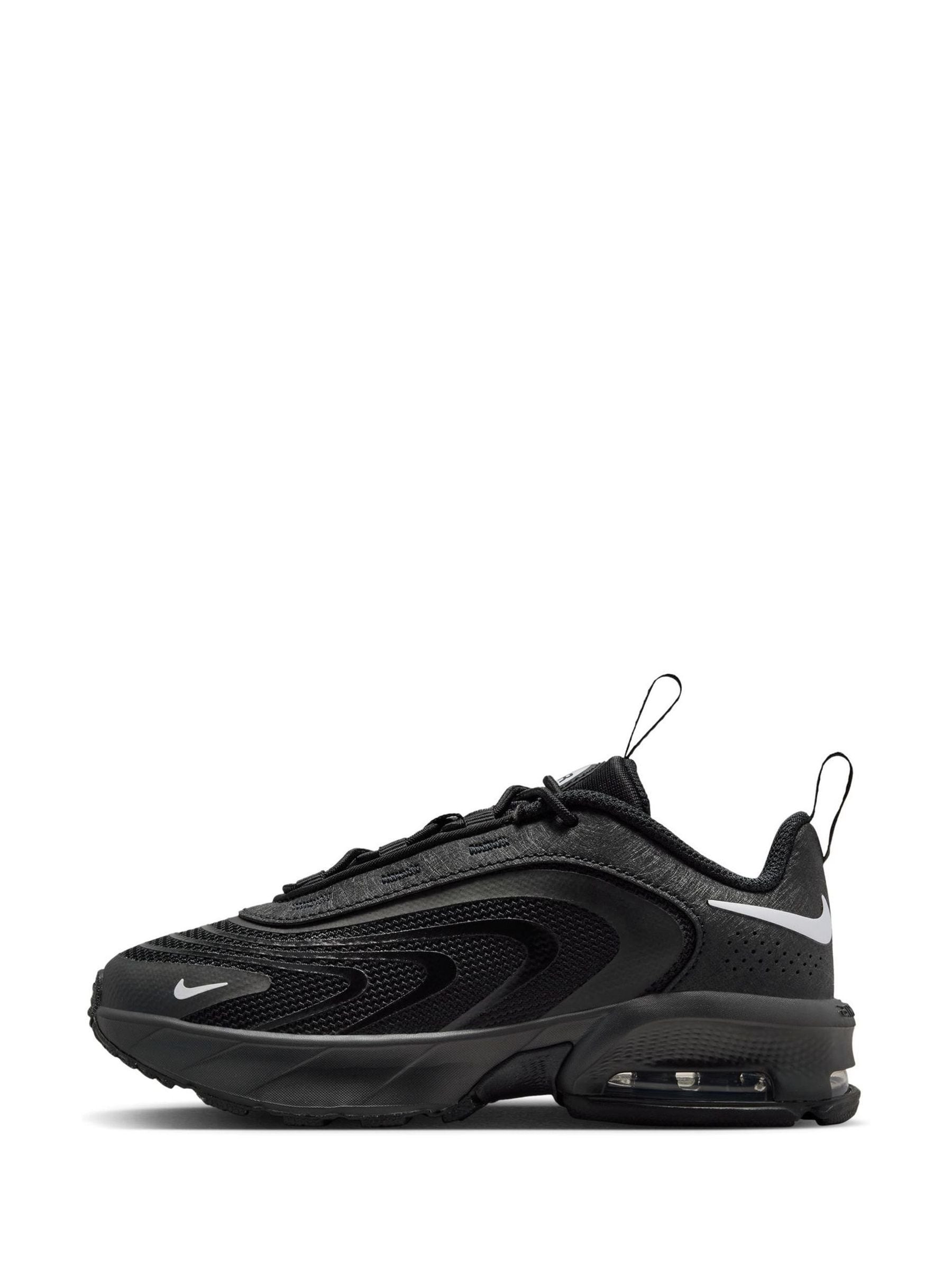 Nike Black/White Junior Air Max Fire Trainers image 5