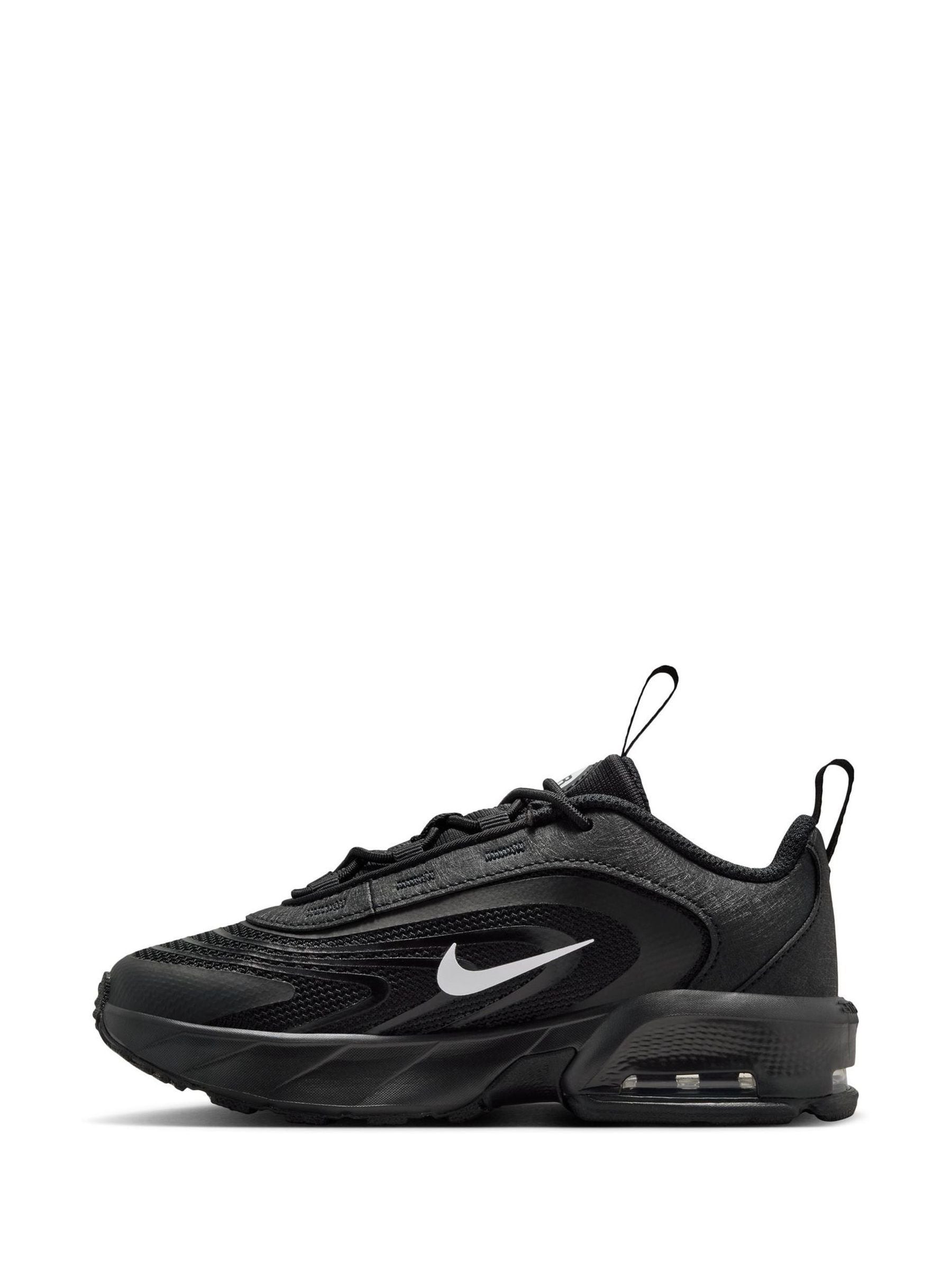 Nike Black/White Junior Air Max Fire Trainers image 6