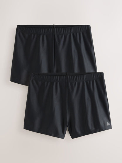 Dsiney Kidz - Black 2 Pack Active Motionflex Swimming Trunks image 1