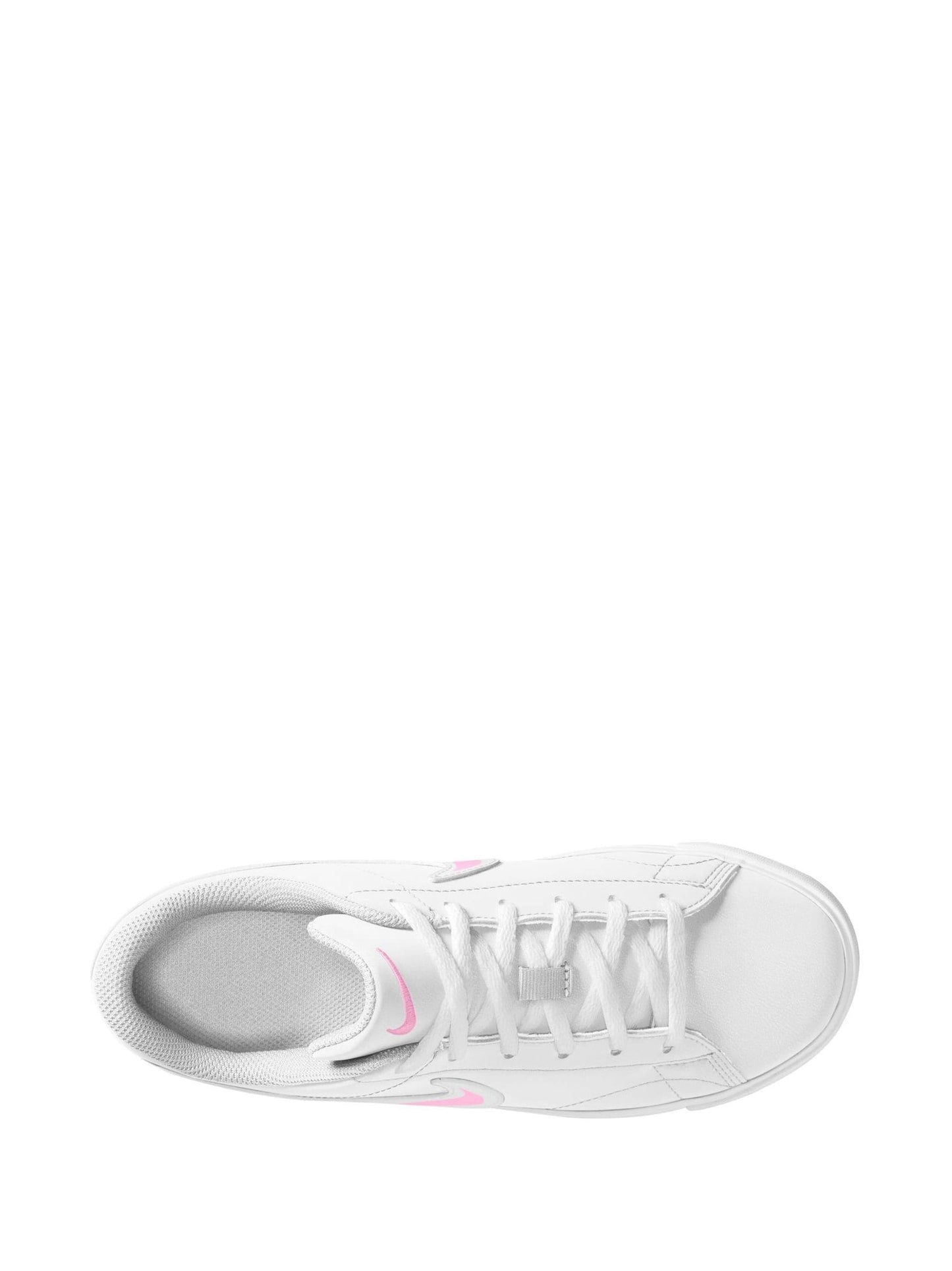 Nike White/Pink Youth Tennis Essential Trainers image 3