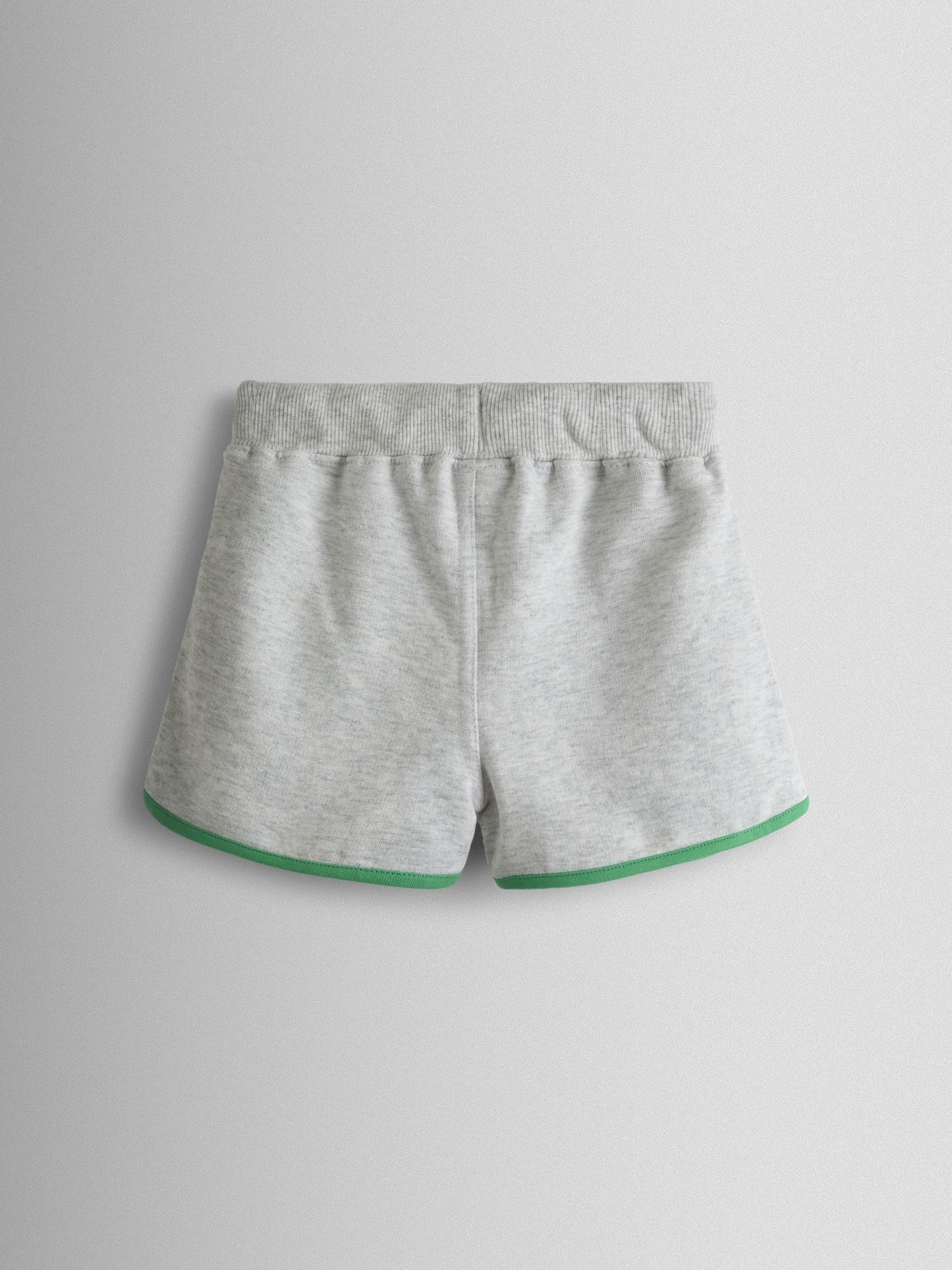 JoJo Maman Bébé Grey Marl 2-Piece Sport Appliqué Sweatshirt & Shorts Set image 6
