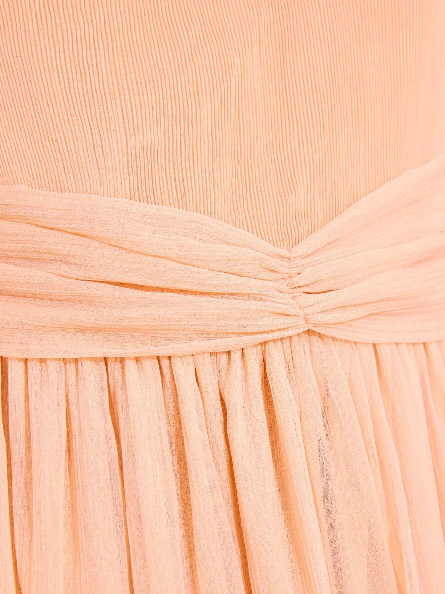 Lipsy Peach Pink Corsage One Shoulder Occasion Dress (7-16yrs) image 2