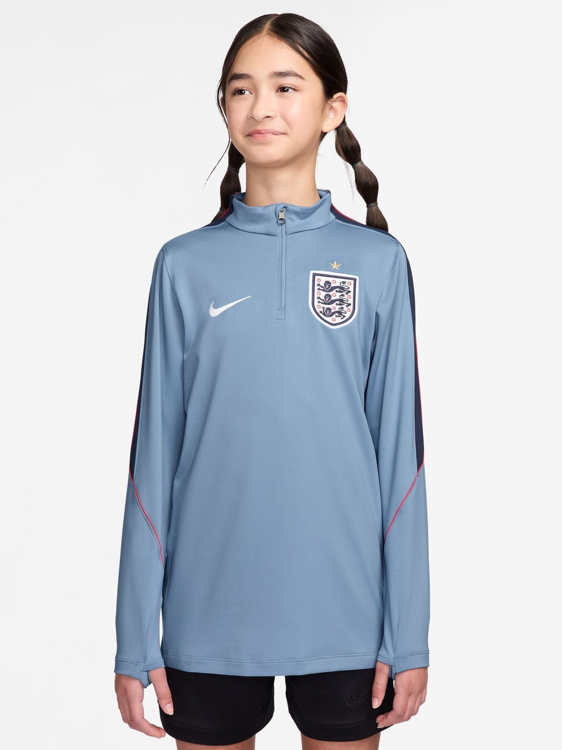 Dsiney Kidz - Nike Work Blue England Strike Long Sleeve Drill Top image 1