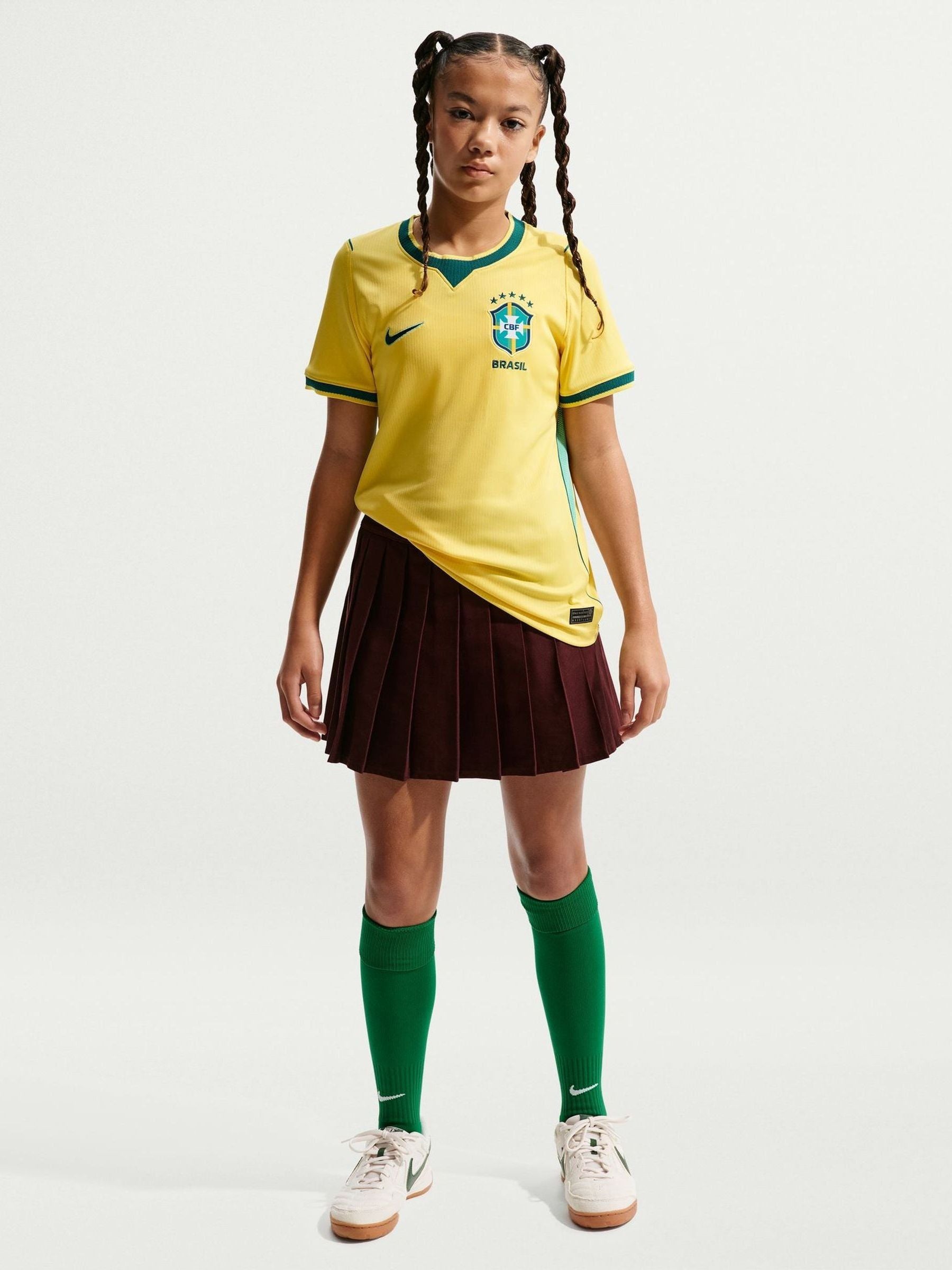 Dsiney Kidz - Nike Home Brazil 2026 Stadium Football Shirt image 1