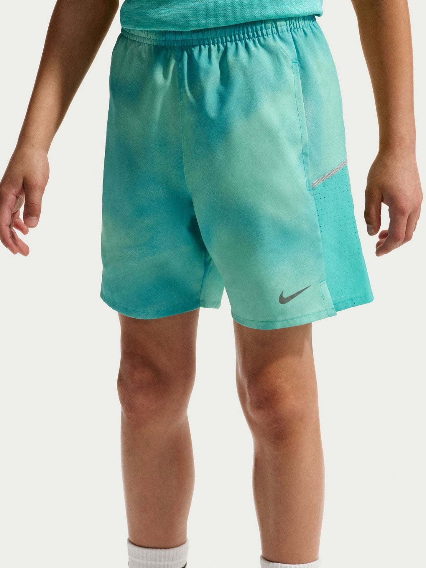 Dsiney Kidz - Nike Green Dri-FIT Miler Printed Shorts image 3