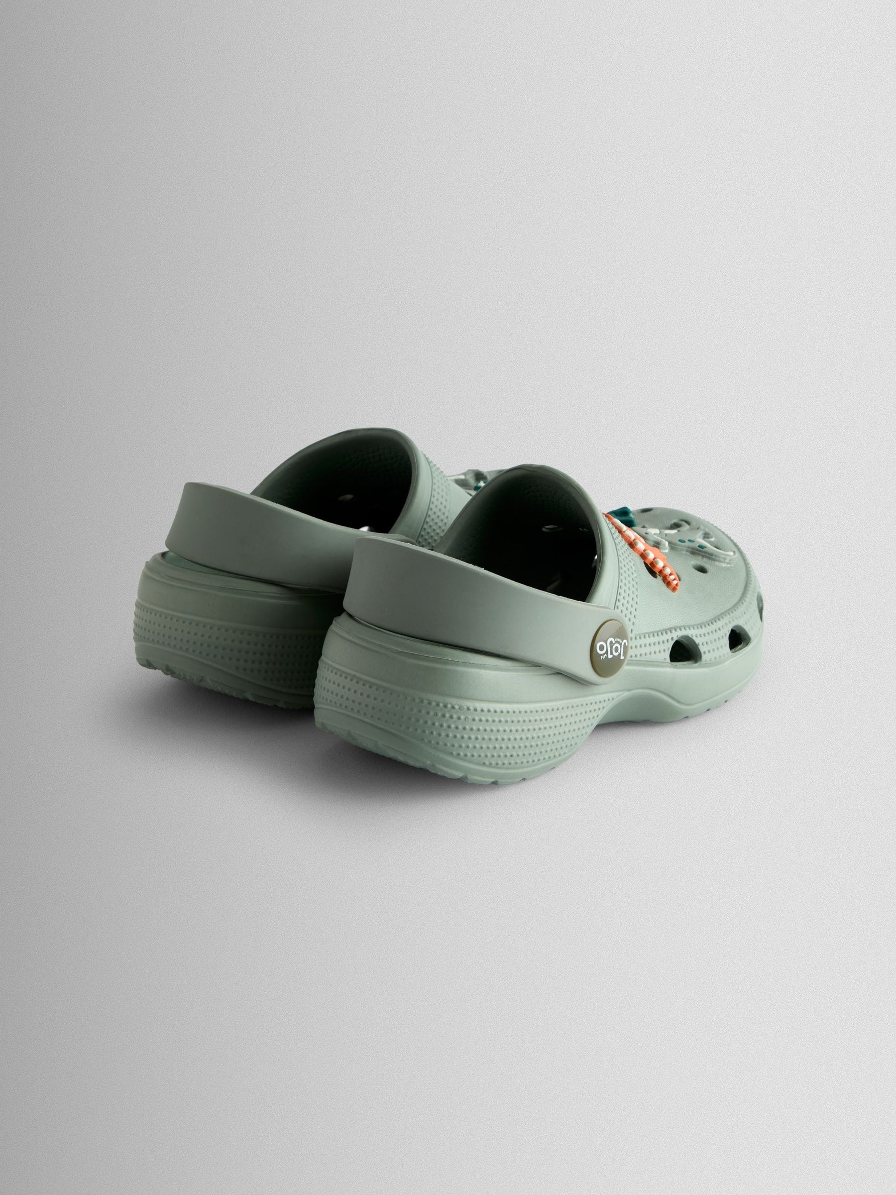 JoJo Maman Bébé Khaki Dino Clogs image 2