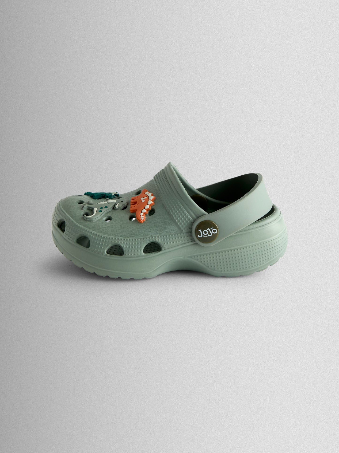 JoJo Maman Bébé Khaki Dino Clogs image 4