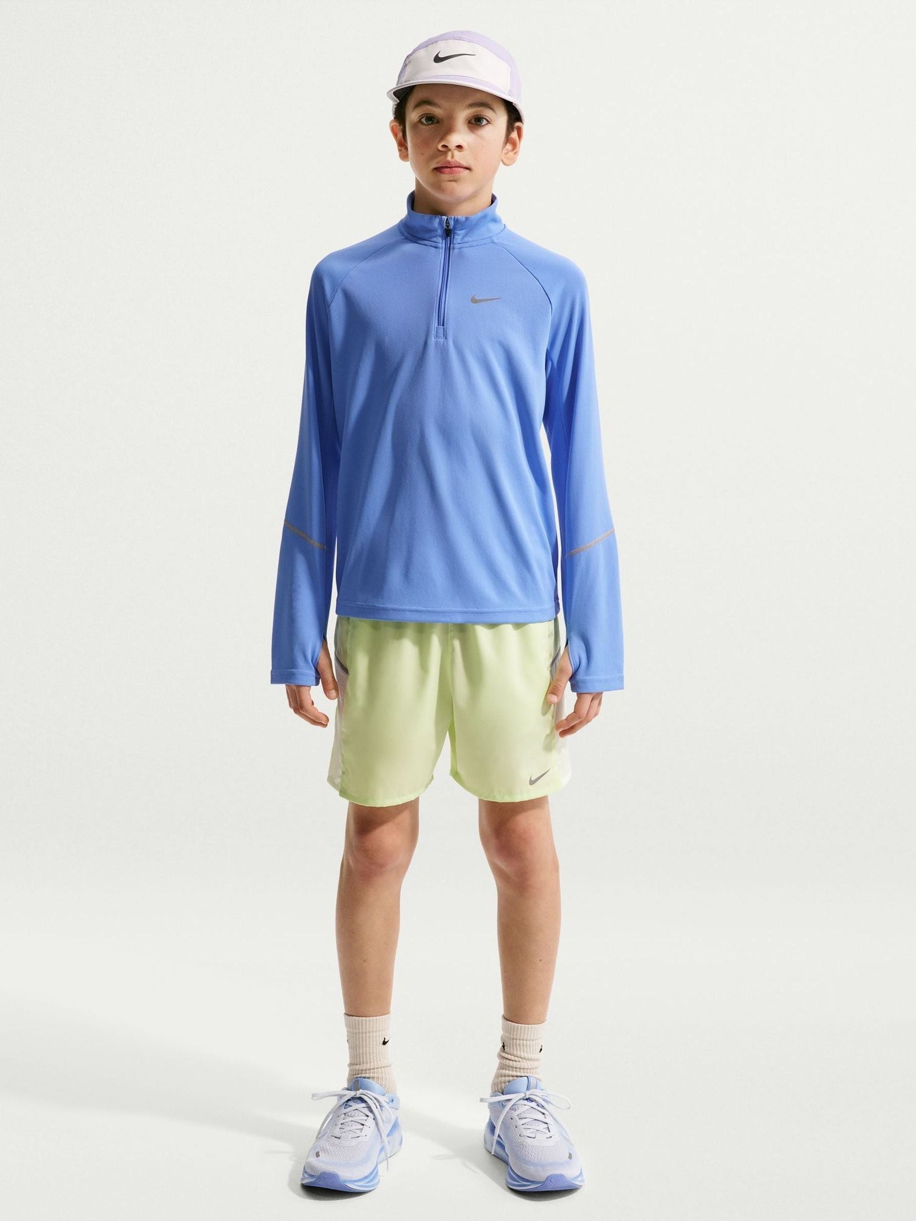 Dsiney Kidz - Nike Royal Pulse Blue Dri-Fit Miler Half Zip Top image 3