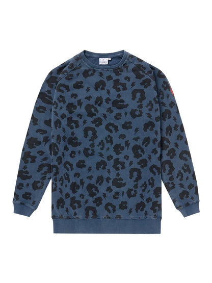 Dsiney Kidz - SCAMP & DUDE Blue Kids Classic Sweatshirt Leopard & Lightning Bolt image 3