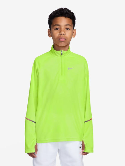 Dsiney Kidz - Nike Volt Ice Yellow Dri-Fit Miler Half Zip Top image 1