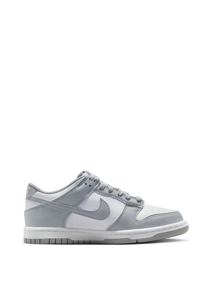 Nike Grey/White Youth Dunk Low Trainers image 3