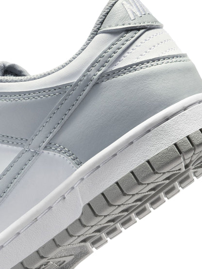 Nike Grey/White Youth Dunk Low Trainers image 7