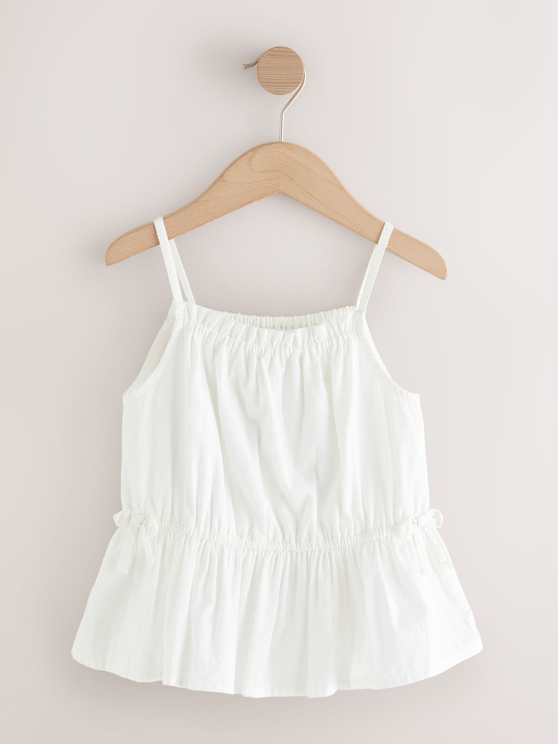Dsiney Kidz - White Strappy Peplum Blouse (3-16yrs) image 4