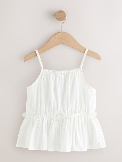 Dsiney Kidz - White Strappy Peplum Blouse (3-16yrs) image 5