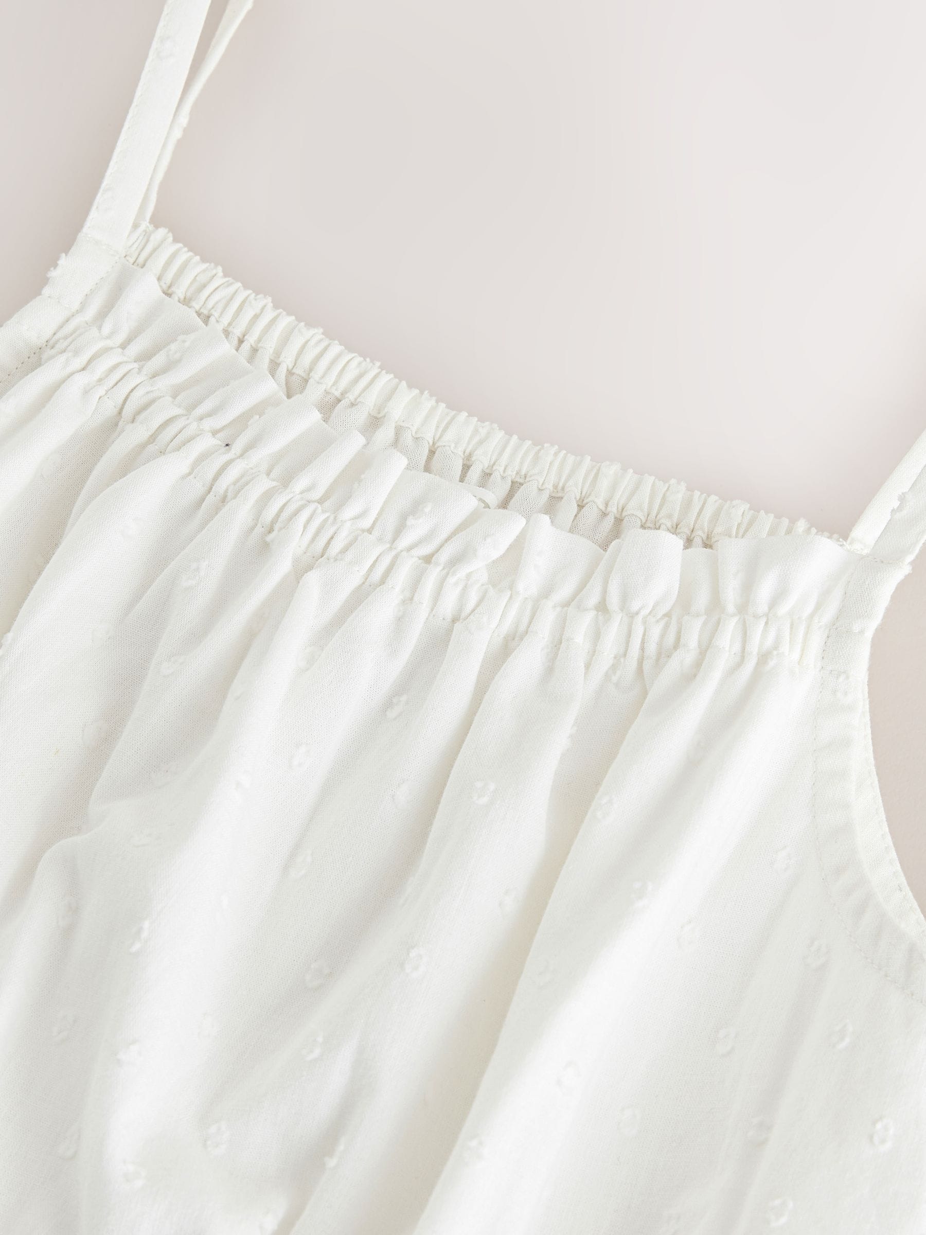 Dsiney Kidz - White Strappy Peplum Blouse (3-16yrs) image 7