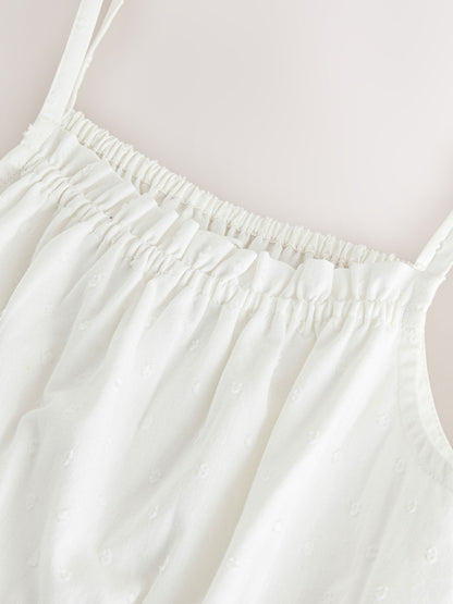 Dsiney Kidz - White Strappy Peplum Blouse (3-16yrs) image 7