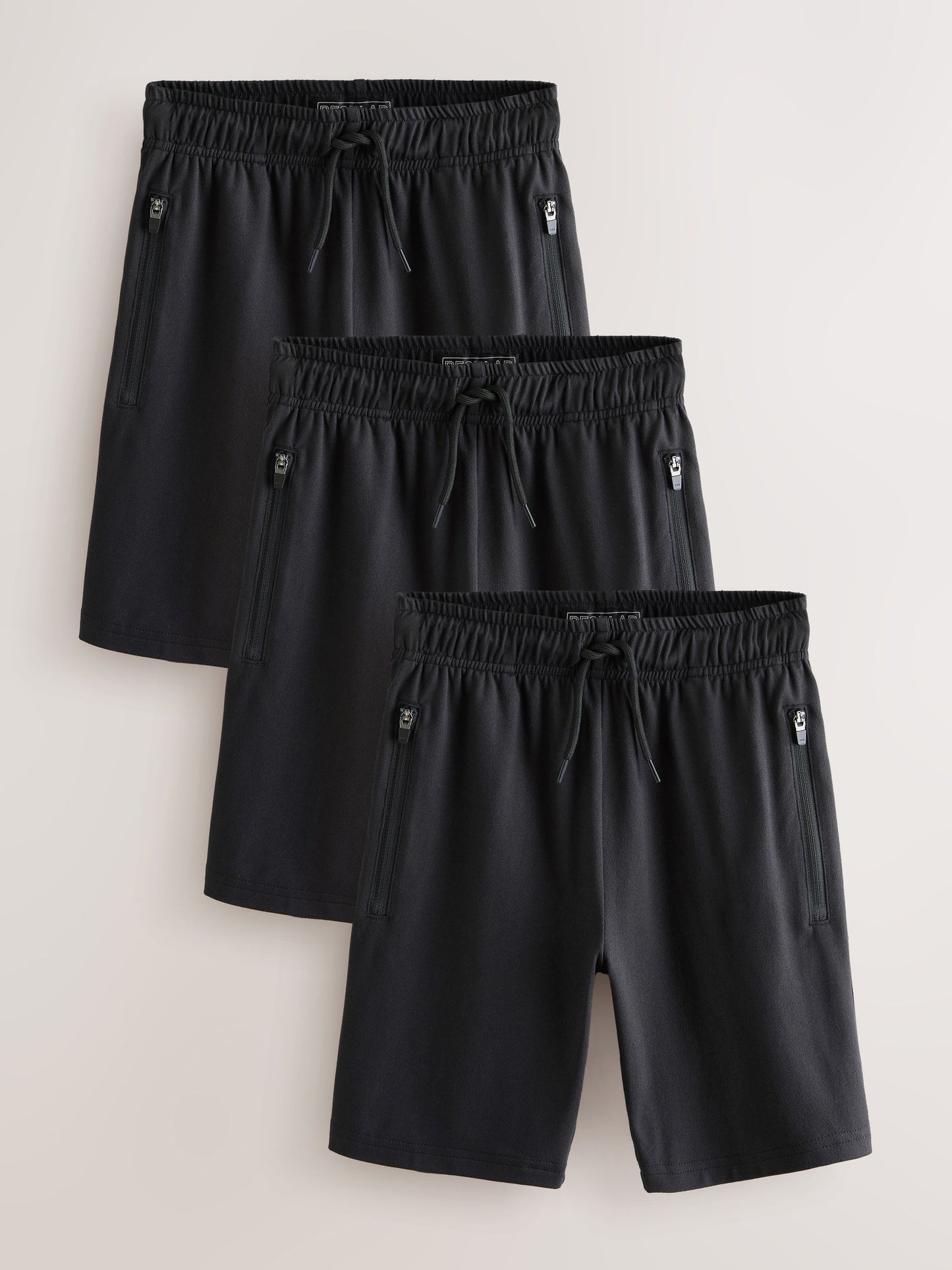 Dsiney Kidz - Black Light Weight Sports Shorts 3 Pack (3-16yrs) image 1