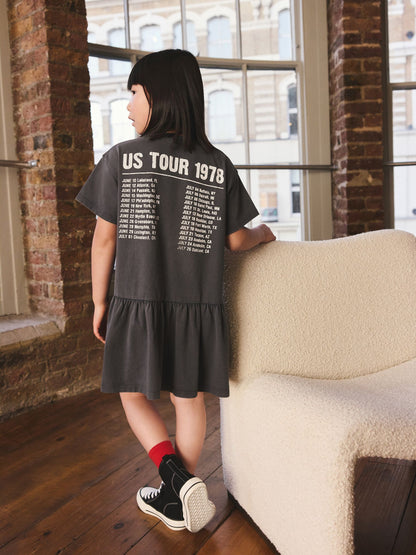 Grey The Rolling Stones Band T-Shirt Dress (3-16yrs) image 5