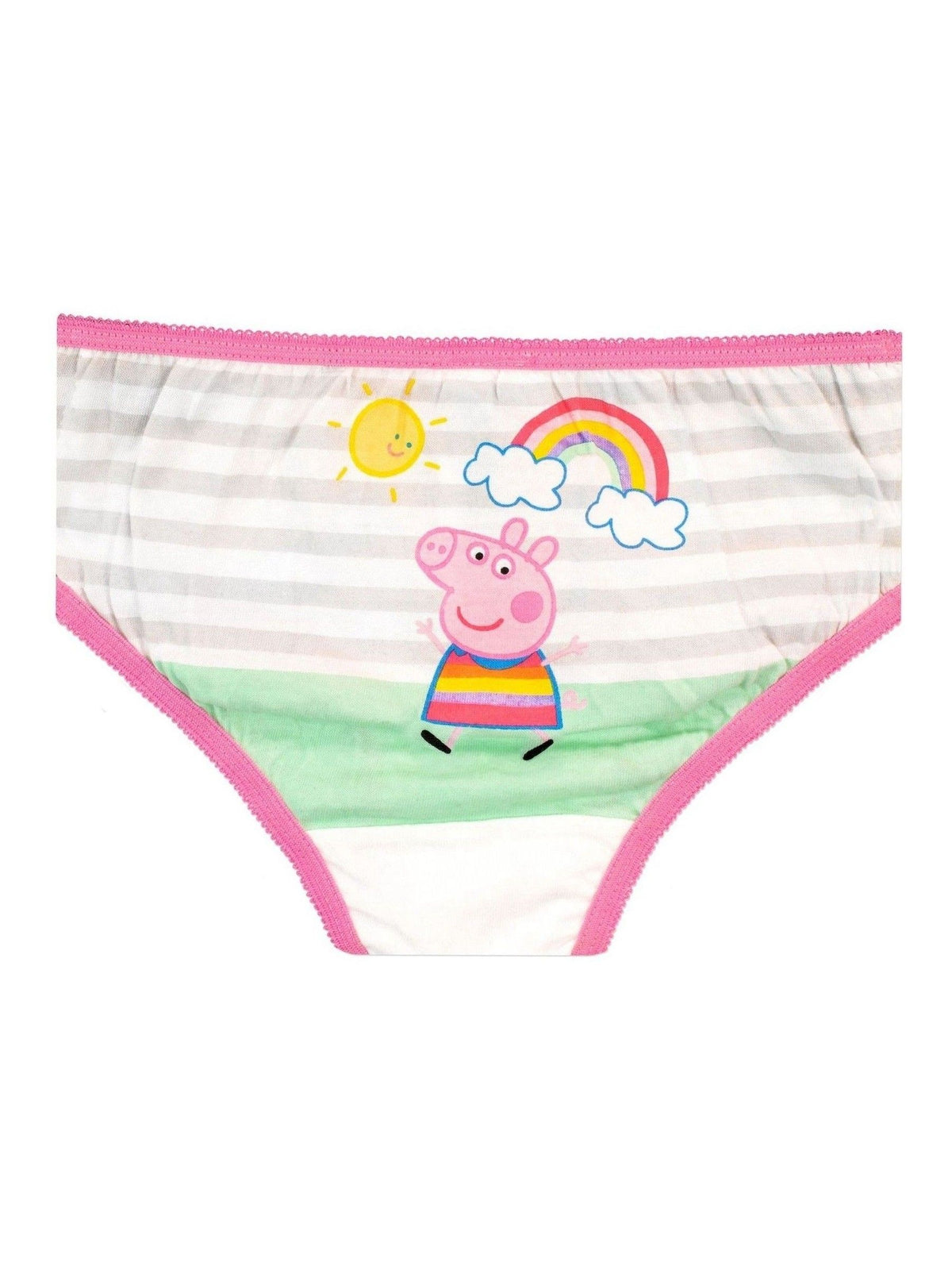 Character Pink Peppa Pig Rainbow Underwears 5 Pack - image 3