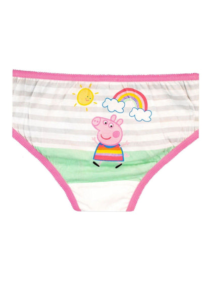 Character Pink Peppa Pig Rainbow Underwears 5 Pack - image 3