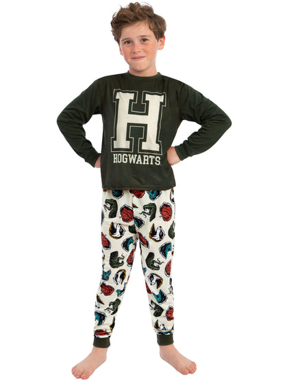 Dsiney Kidz - Character Green Harry Potter Hogwarts Long Sleeve Pyjamas image 2