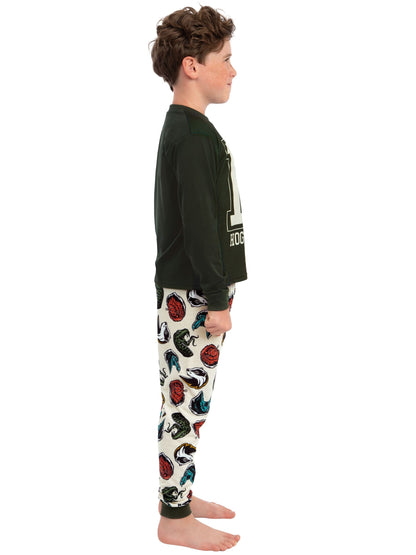Dsiney Kidz - Character Green Harry Potter Hogwarts Long Sleeve Pyjamas image 5