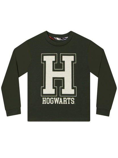 Dsiney Kidz - Character Green Harry Potter Hogwarts Long Sleeve Pyjamas image 8