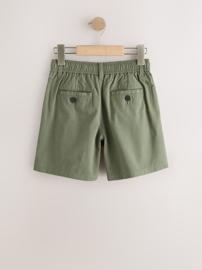 Dsiney Kidz - Khaki Green Chino Pleat Shorts (3-16yrs) image 2