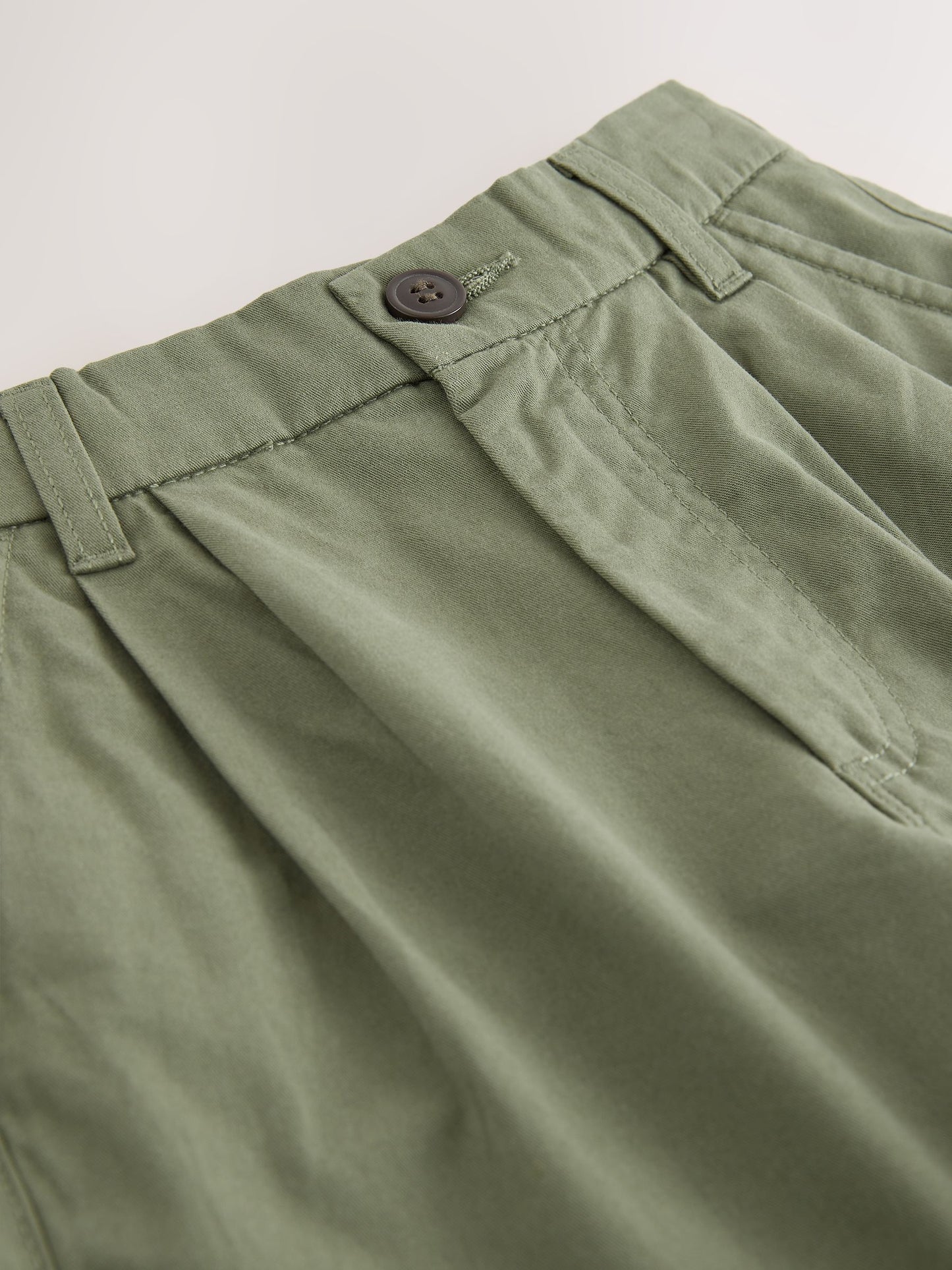 Dsiney Kidz - Khaki Green Chino Pleat Shorts (3-16yrs) image 4
