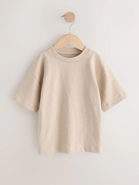 Black/Grey/Stone/Green/White Short Sleeve T-Shirts 5 Pack (3mths-7yrs)