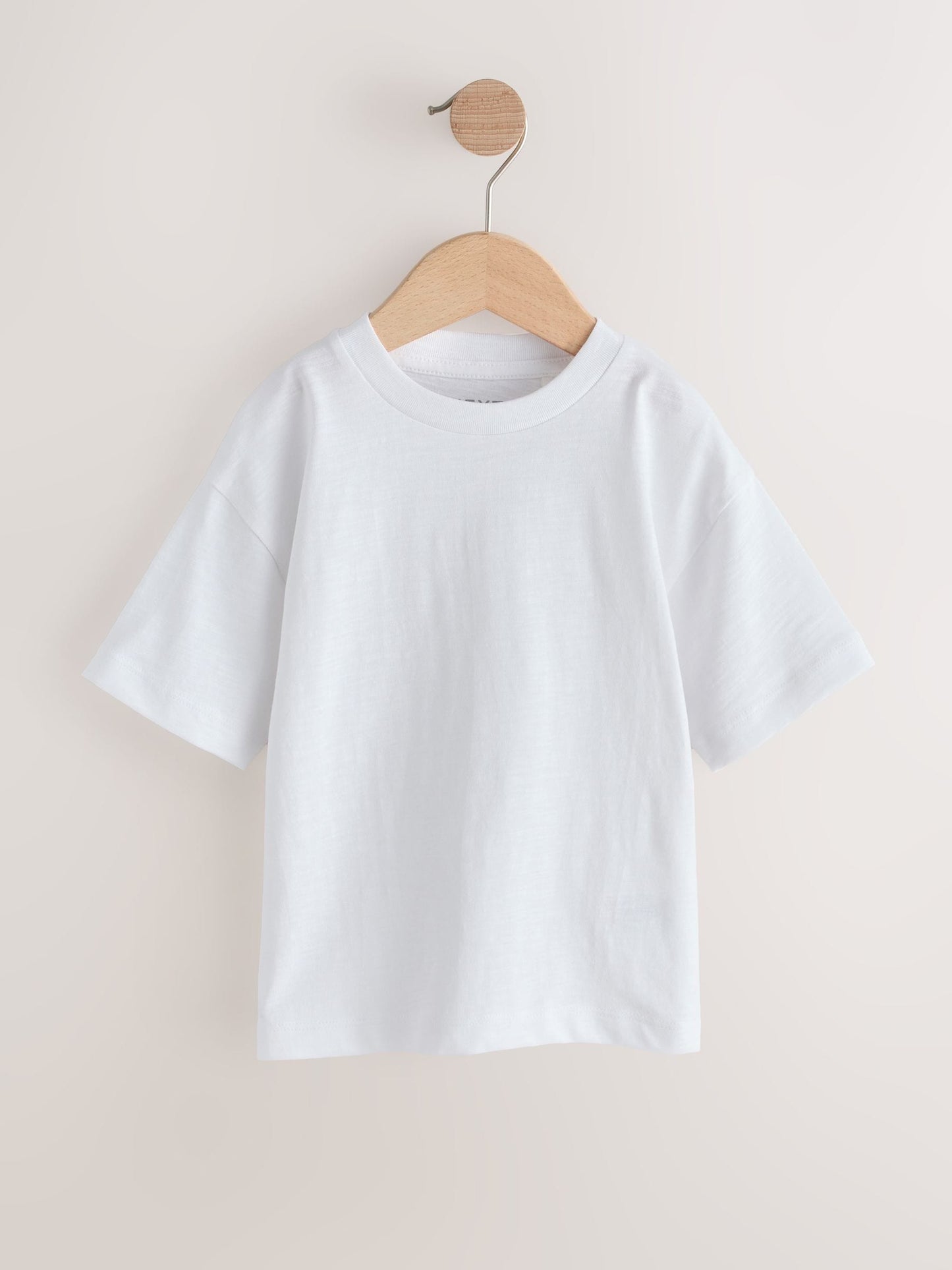 Black/Grey/Stone/Green/White Relaxed Fit Short Sleeve T-Shirts 5 Pack (3mths-7yrs) image 7