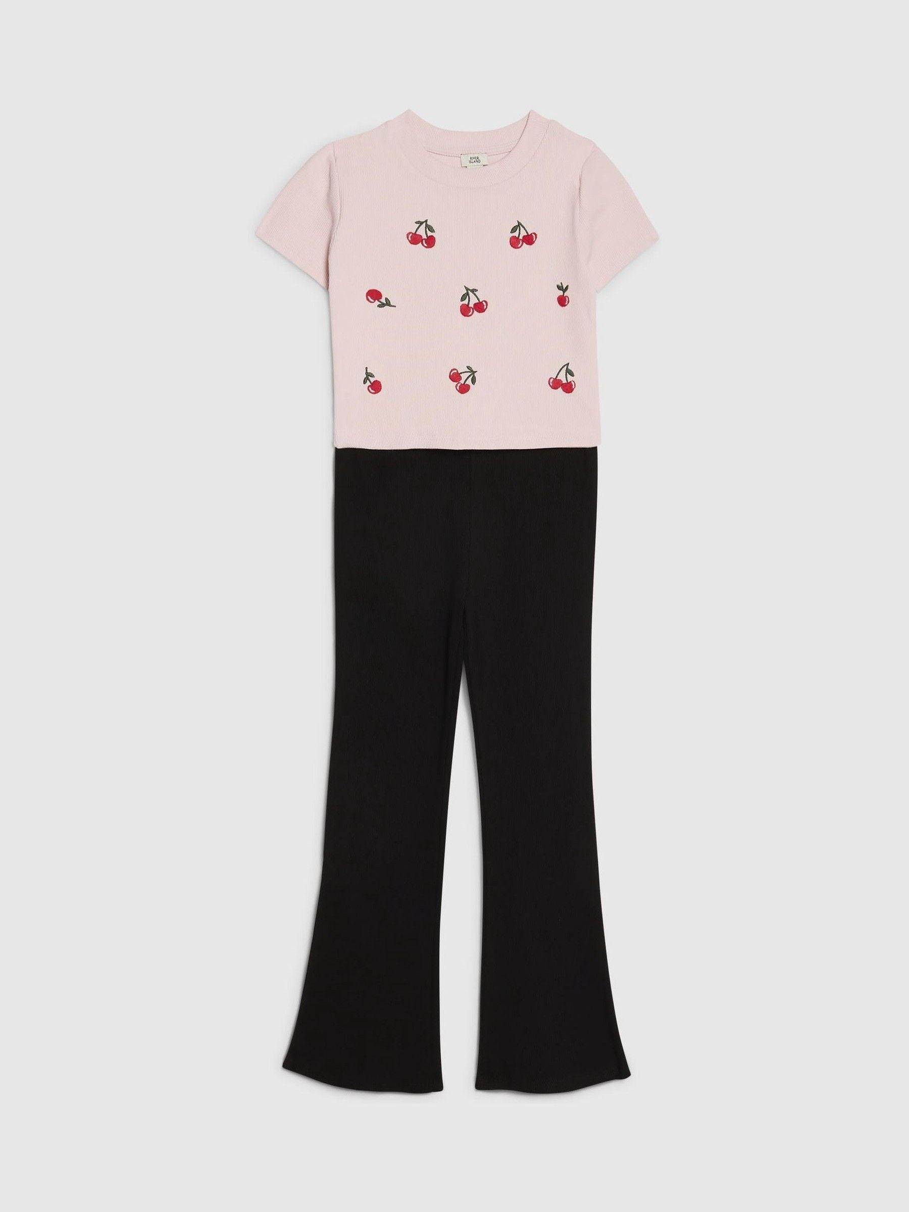 Dsiney Kidz - River Island Pink Bear Baby Top & Leggings set image 3