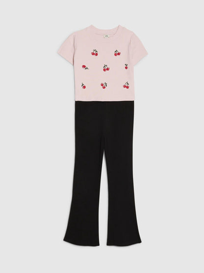 Dsiney Kidz - River Island Pink Bear Baby Top & Leggings set image 3