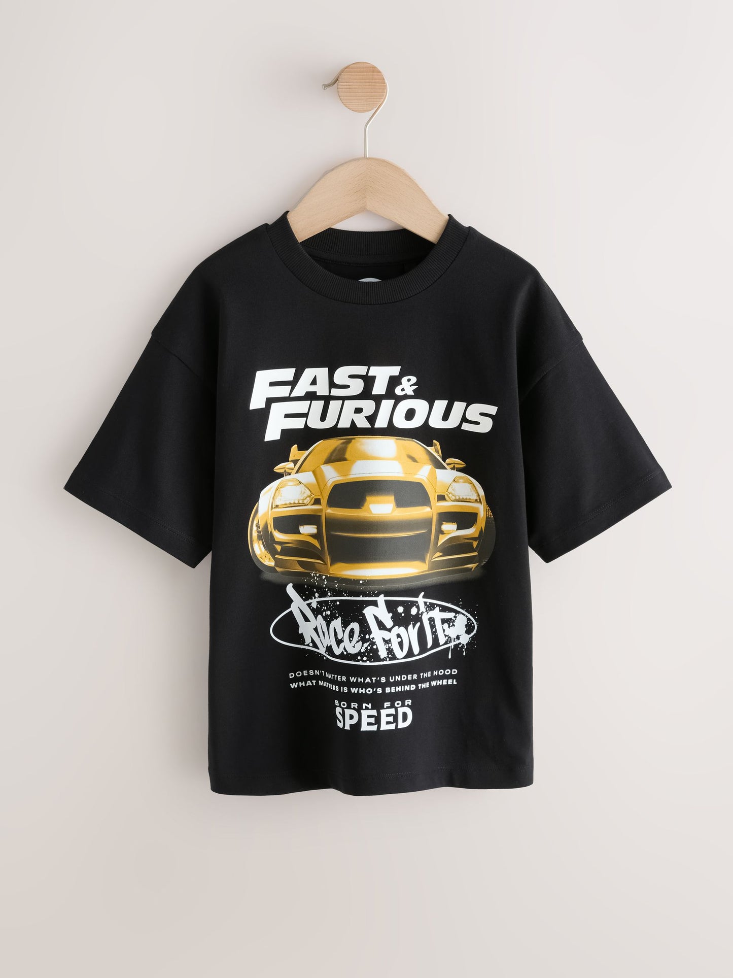 Dsiney Kidz - Black Fast & Furious T-Shirt (3-16yrs) image 1