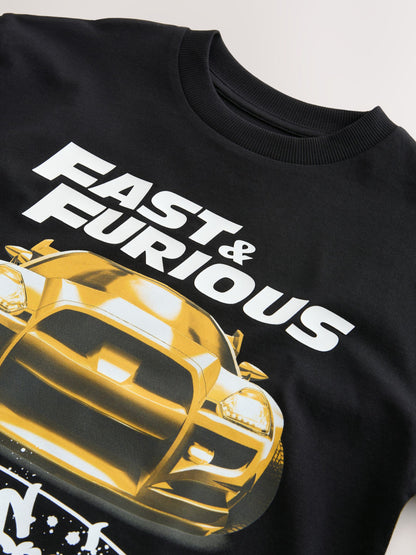 Dsiney Kidz - Black Fast & Furious T-Shirt (3-16yrs) image 3