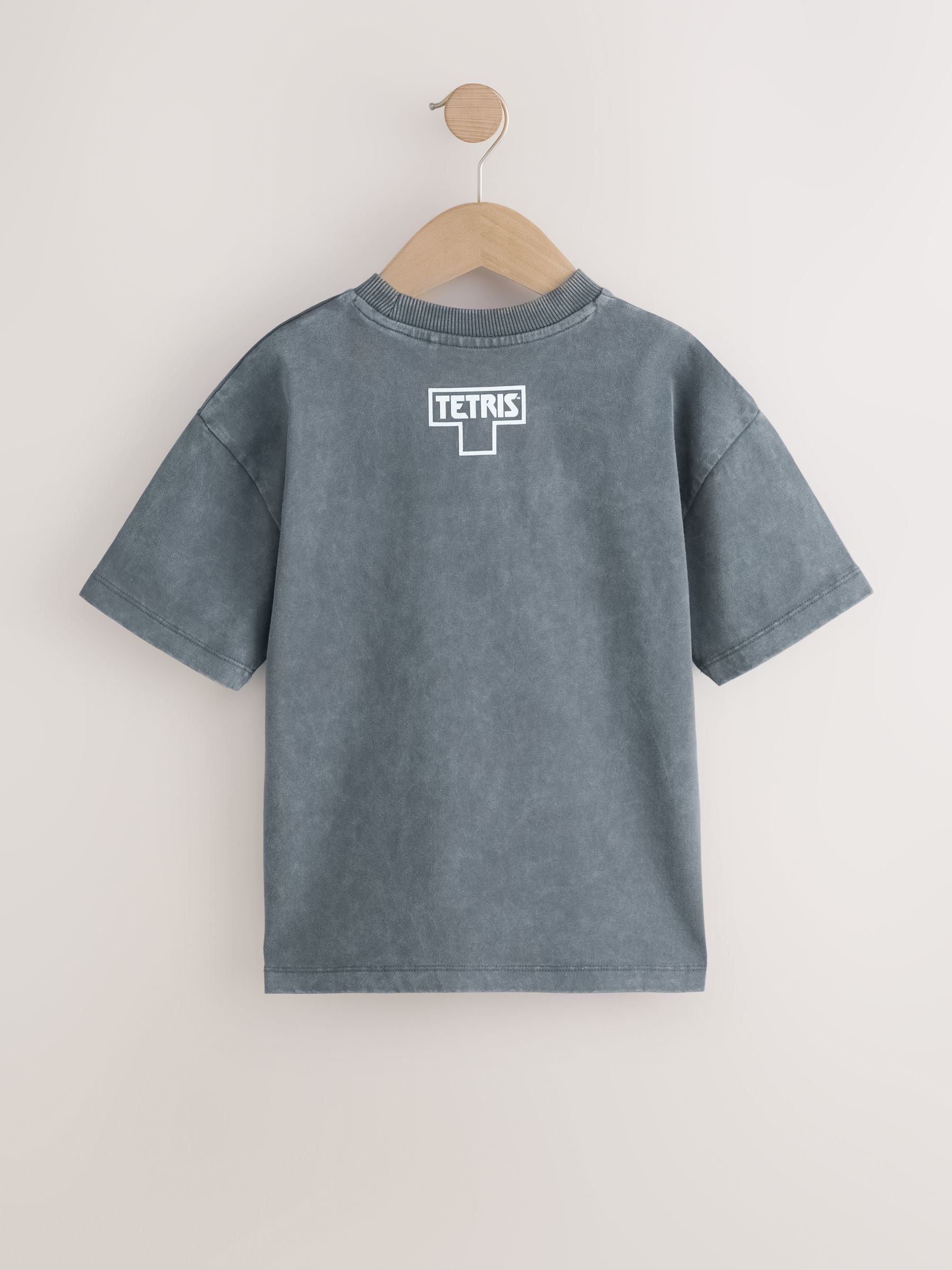 Dsiney Kidz - Charcoal Grey Tetris Short Sleeve T-Shirt (3-16yrs) image 2