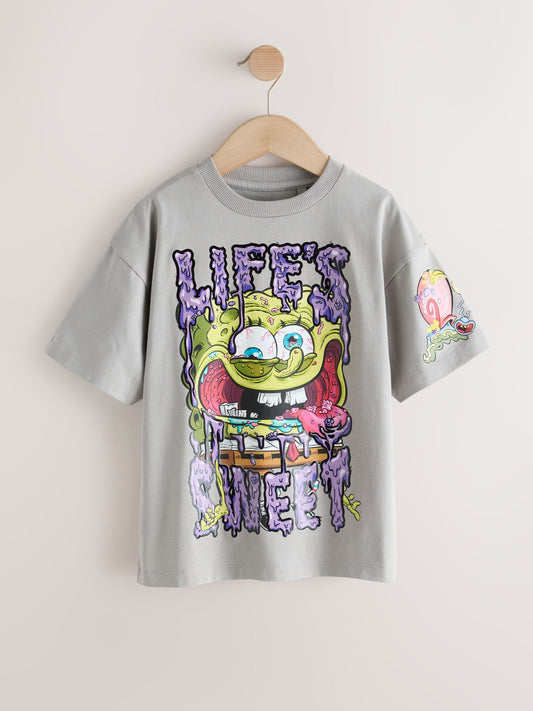 Dsiney Kidz - Grey Spongebob T-Shirt (3-16yrs) image 1
