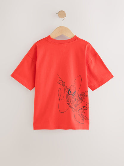 Dsiney Kidz - Red Sequin Spiderman Short Sleeve T-Shirt (3-16yrs) image 8