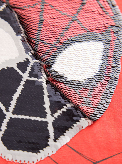 Dsiney Kidz - Red Sequin Spiderman Short Sleeve T-Shirt (3-16yrs) image 9