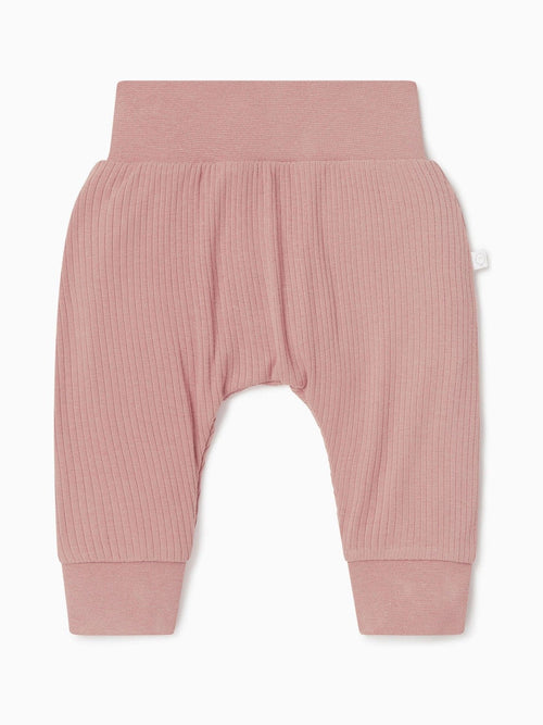 MORI Pink Comfy Ribbed Joggers image 1