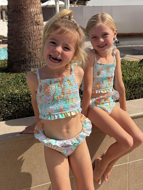 Dsiney Kidz - Never Fully Dressed Blue Starburst Shirred Bikini Set image 1