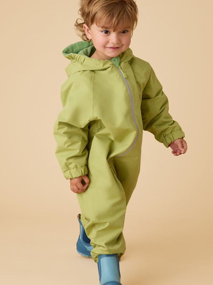 Dsiney Kidz - KIDLY by MORI Green Fleece Lined Puddlesuit image 1