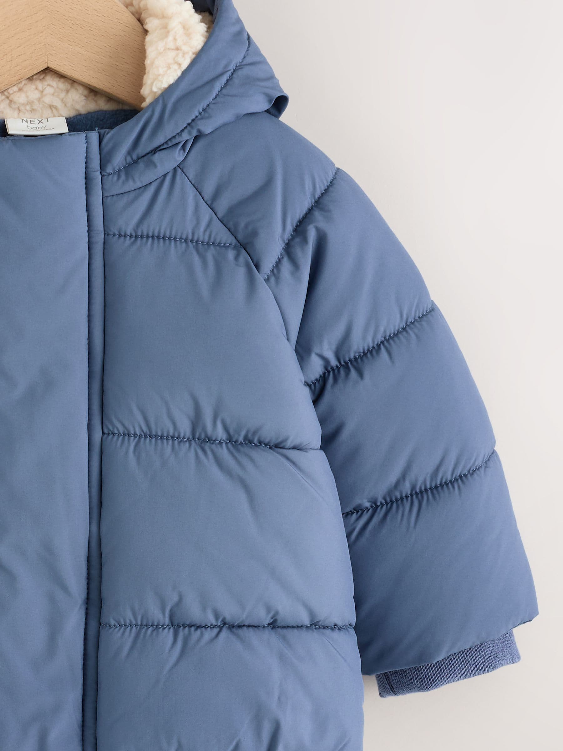 Dsiney Kidz - Blue Puffer Baby Jacket (0mths-2yrs) image 3