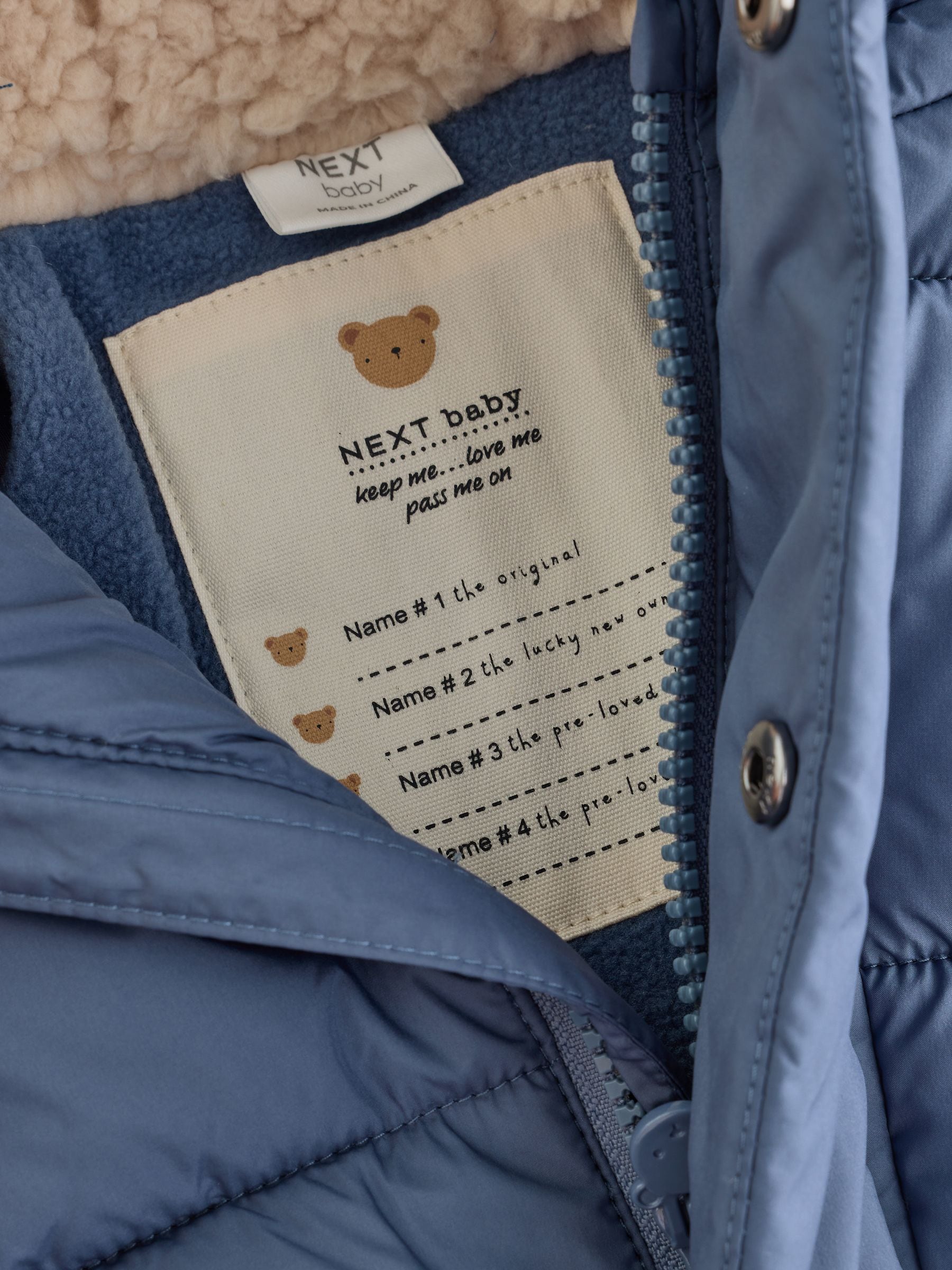 Dsiney Kidz - Blue Puffer Baby Jacket (0mths-2yrs) image 4